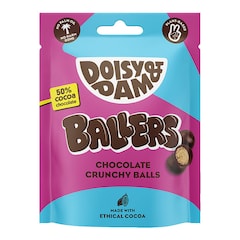 Image 1 for Ballers Vegan Crunchy Chocolate Balls 75g