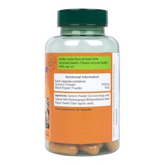 Image 3 for High Strength Turmeric 600mg with Black Pepper 90 Capsules