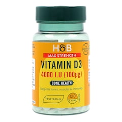 Image 1 for Vitamin D3 4000 I.U. 100ug 120 Tablets