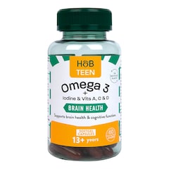 Image 1 for Teen Brain Health With Omega 60 Softgel Capsule