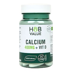 Image 1 for Calcium 400mg + Vitamin D 30 Tablets