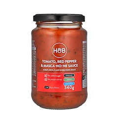 Image 1 for Tomato, Red Pepper & Masca-No-Ne Sauce 340g
