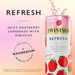 Image 3 for Refresh Raspberry & Lemon Sparkling Tea 250ml