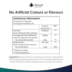 Image 2 for New Leaf Irish Sea Moss 120 Capsules