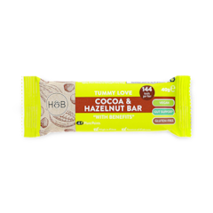 Image 1 for Tummy Love Cocoa Hazelnut Bar with Benefits 40g