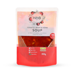 Image 1 for Tomato, Bean & Herb Soup 300g